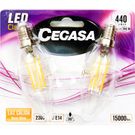Bombillas LED 440 Lm Filamento Vela E14