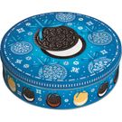 Galleta Rellena Lata Navideña