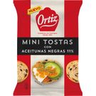 Mini Tostas con Aceitunas Negras 11%